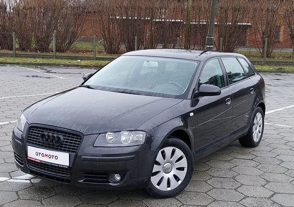 Audi A3 cena 24500 przebieg: 199000, rok produkcji 2007 z Ciężkowice małe 529